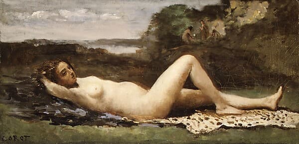 Jean-Baptiste-Camille Corot. Bacchante in a Landscape