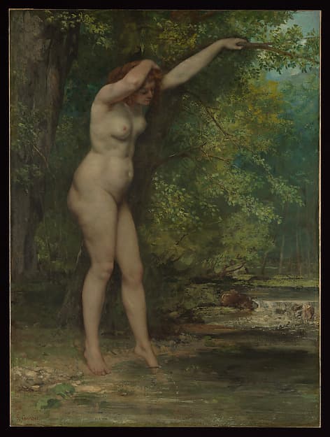Gustave Courbet. The Young Bather
