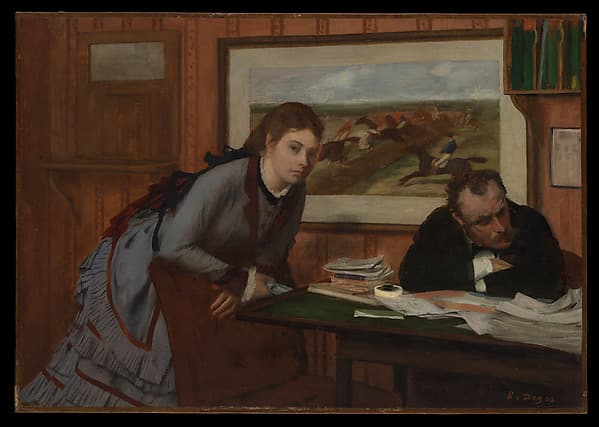 Edgar Degas. Sulking