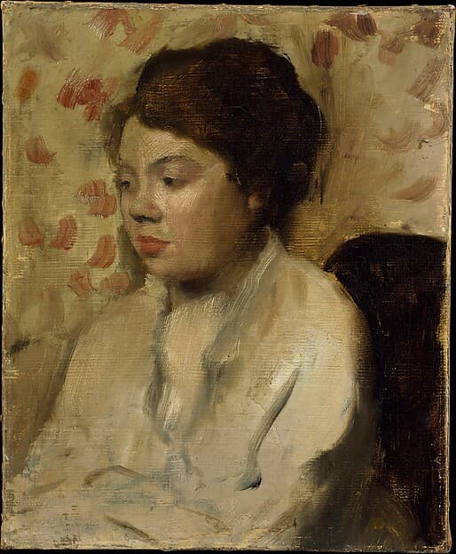 Edgar Degas. Portrait of a Young Woman