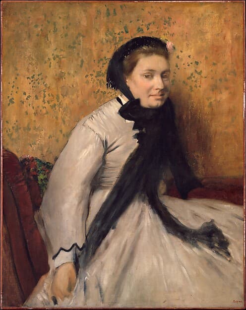 Edgar Degas. Portrait of a Woman in Gray