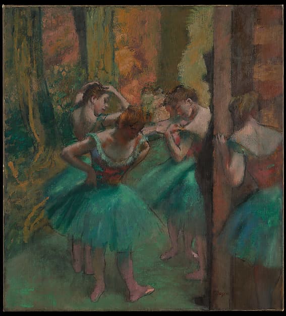 Edgar Degas. Dancers, Pink and Green