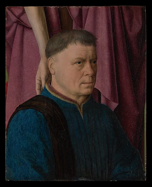 Dieric Bouts. A Donor Presented by a Saint
