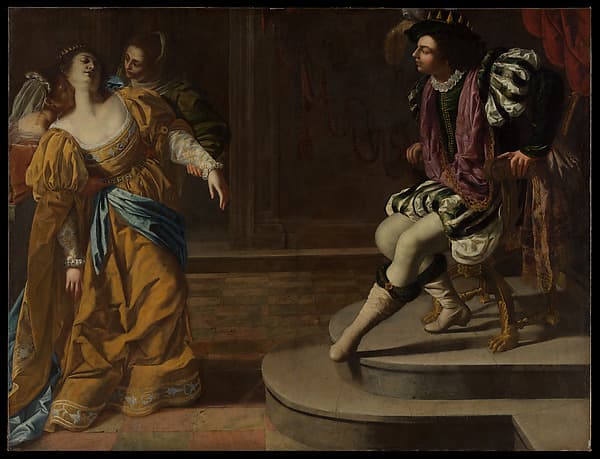 Artemisia Gentileschi. Esther before Ahasuerus