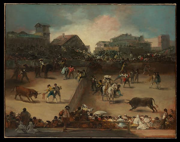 Francisco Goya. Bullfight in a Divided Ring