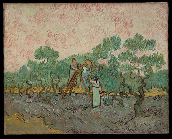 Vincent van Gogh. Women Picking Olives