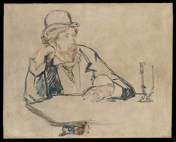 Édouard Manet. George Moore (1852–1933) at the Café