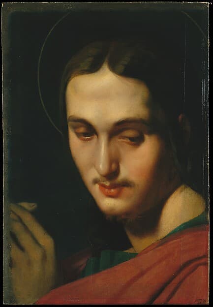 Jean-Auguste-Dominique Ingres. Head of Saint John the Evangelist