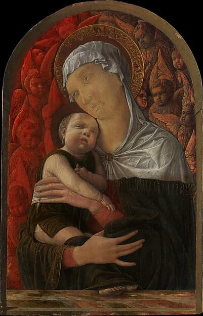 Andrea Mantegna. Madonna and Child with Seraphim and Cherubim