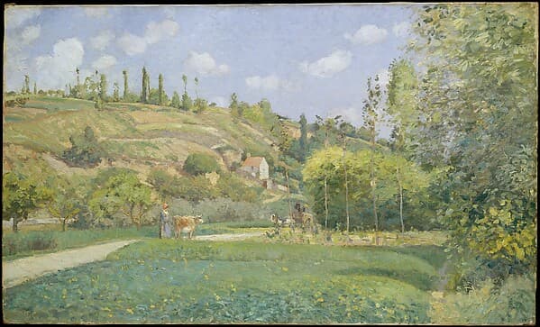 Camille Pissarro. A Cowherd at Valhermeil, Auvers-sur-Oise