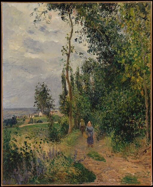Camille Pissarro. Côte des Grouettes, near Pontoise