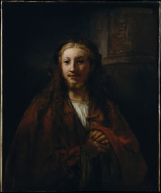 Rembrandt. Christ with a Staff