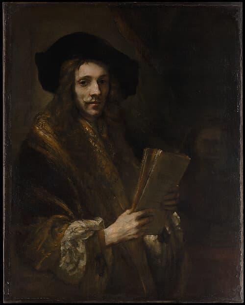 Rembrandt. Portrait of a Man ("The Auctioneer")