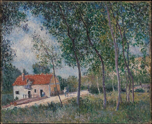 Alfred Sisley. The Road from Moret to Saint-Mammès