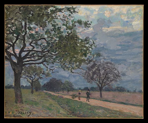 Alfred Sisley. The Road from Versailles to Louveciennes