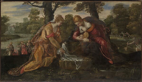 Tintoretto. The Finding of Moses