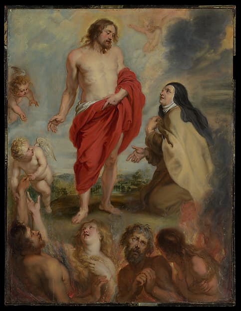 Peter Paul Rubens. Saint Teresa of Ávila Interceding for Souls in Purgatory