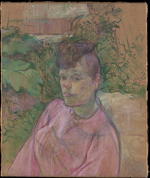 Henri de Toulouse-Lautrec. Woman in the Garden of Monsieur Forest