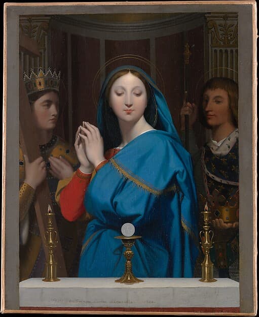 Jean-Auguste-Dominique Ingres. The Virgin Adoring the Host