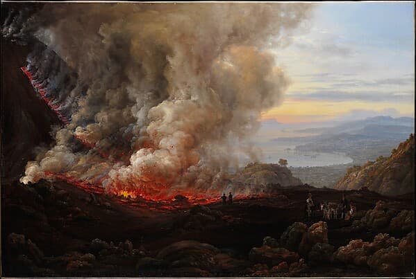 Johan Christian Dahl. An Eruption of Vesuvius