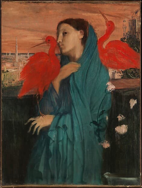 Edgar Degas. Young Woman with Ibis