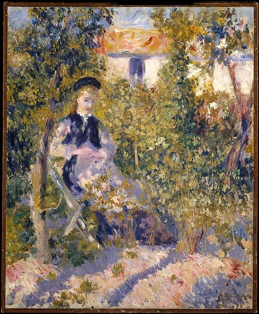 Pierre-Auguste Renoir. Nini in the Garden (Nini Lopez)