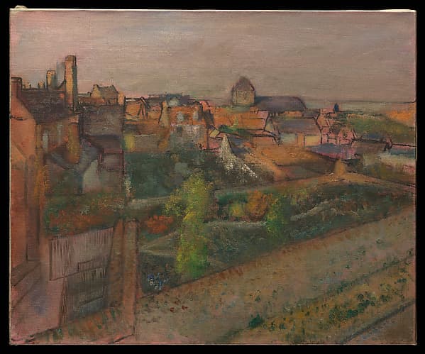 Edgar Degas. View of Saint-Valéry-sur-Somme