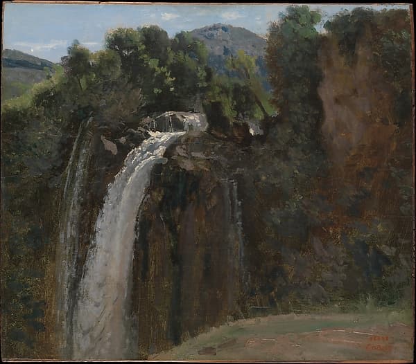 Jean-Baptiste-Camille Corot. Waterfall at Terni