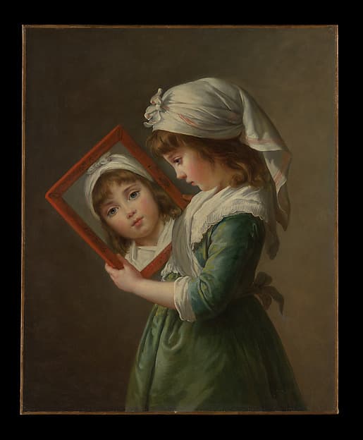 Élisabeth Vigée Le Brun. Julie Le Brun (1780–1819) Looking in a Mirror