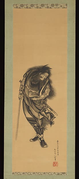 Hokusai. Black Shōki, the Demon Queller