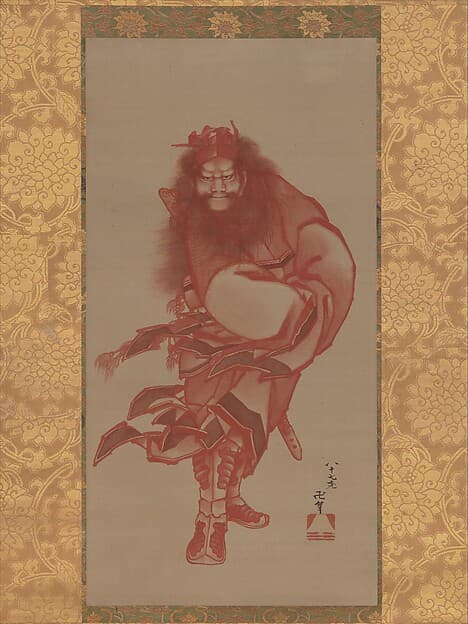 Hokusai. Untitled — Hanging scroll