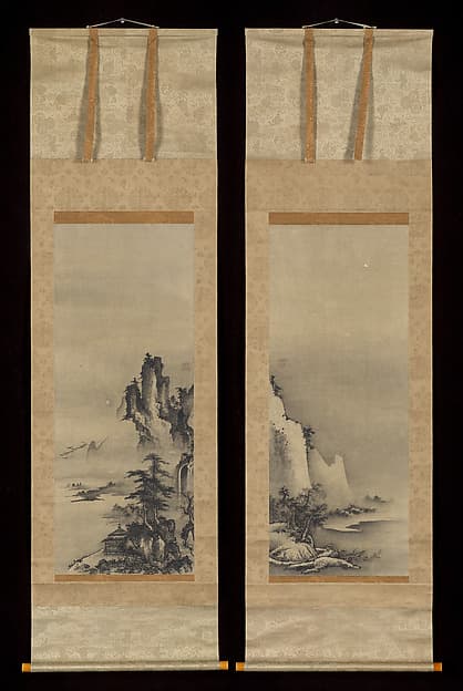 Tenshō Shūbun. 秋冬景山水図|Landscapes of Autumn and Winter