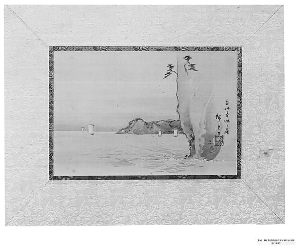 Hiroshige. Honmoku Bay in Musashi Province