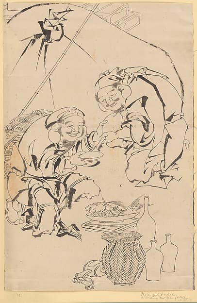 Hokusai. Untitled — Drawing