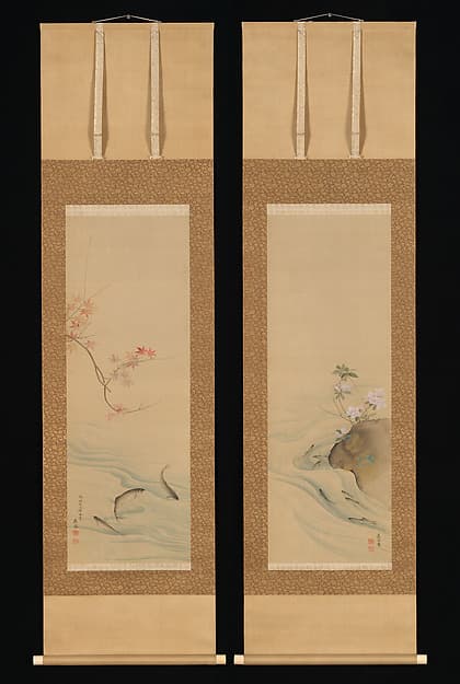 Maruyama Ōkyo. Untitled — Pair of hanging scrolls