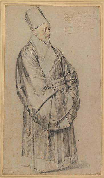 Peter Paul Rubens. Portrait of Nicolas Trigault in Chinese Costume