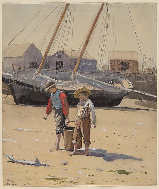 Winslow Homer. A Basket of Clams