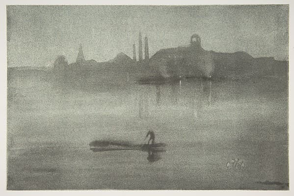 James McNeill Whistler. Nocturne (Nocturne: The Thames at Battersea)