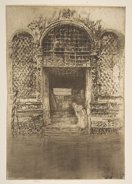 James McNeill Whistler. The Doorway