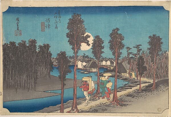 Hiroshige. Numazu Ki Kure