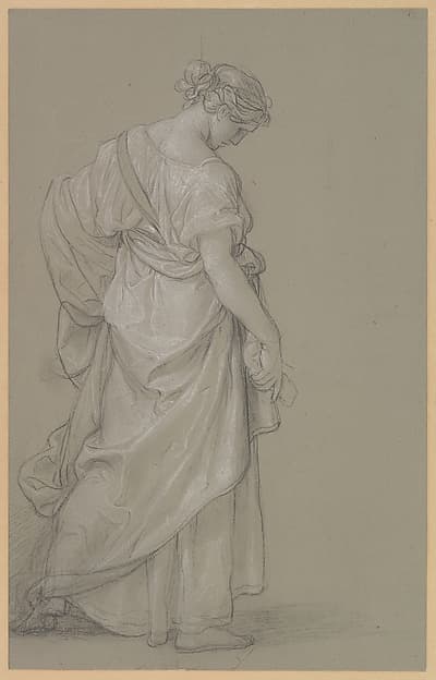 Angelica Kauffman. Study of a Standing Woman