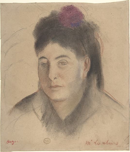 Edgar Degas. Madame Loubens