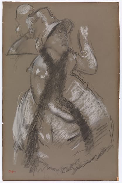 Edgar Degas. Portrait of Madame Dietz-Monnin