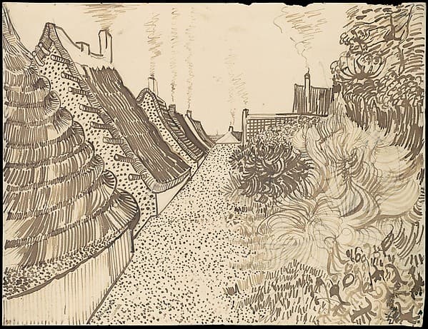 Vincent van Gogh. Street in Saintes-Maries-de-la-Mer