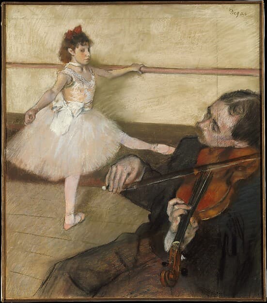 Edgar Degas. The Dance Lesson