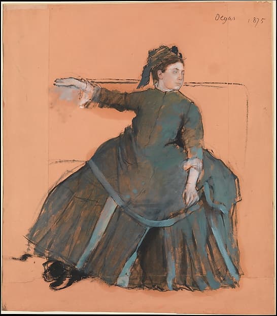 Edgar Degas. Woman on a Sofa