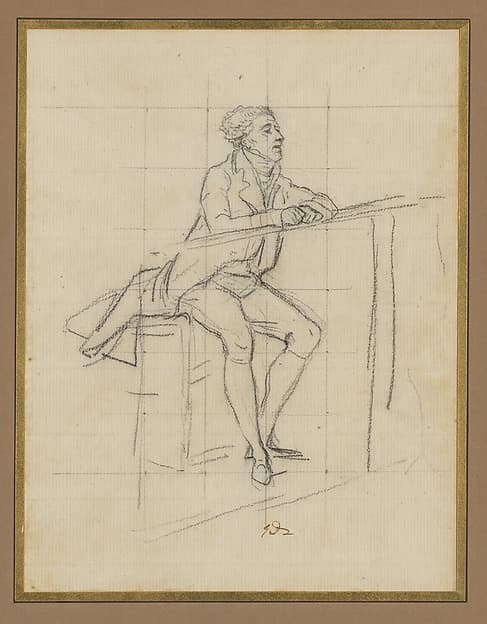 Jacques-Louis David. Seated Gentleman