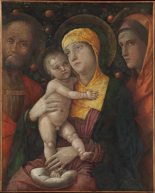 Andrea Mantegna. The Holy Family with Saint Mary Magdalen
