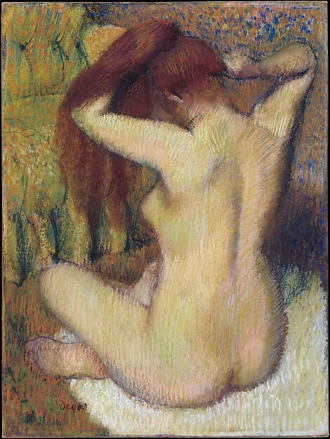 Edgar Degas. Woman Combing Her Hair