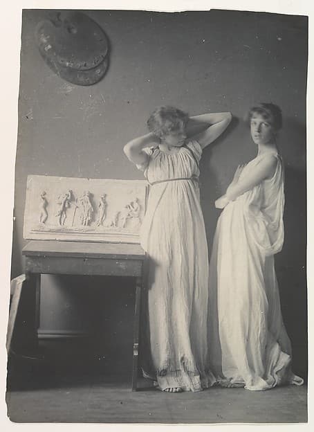 Thomas Eakins. Two Students in Greek Costumes
